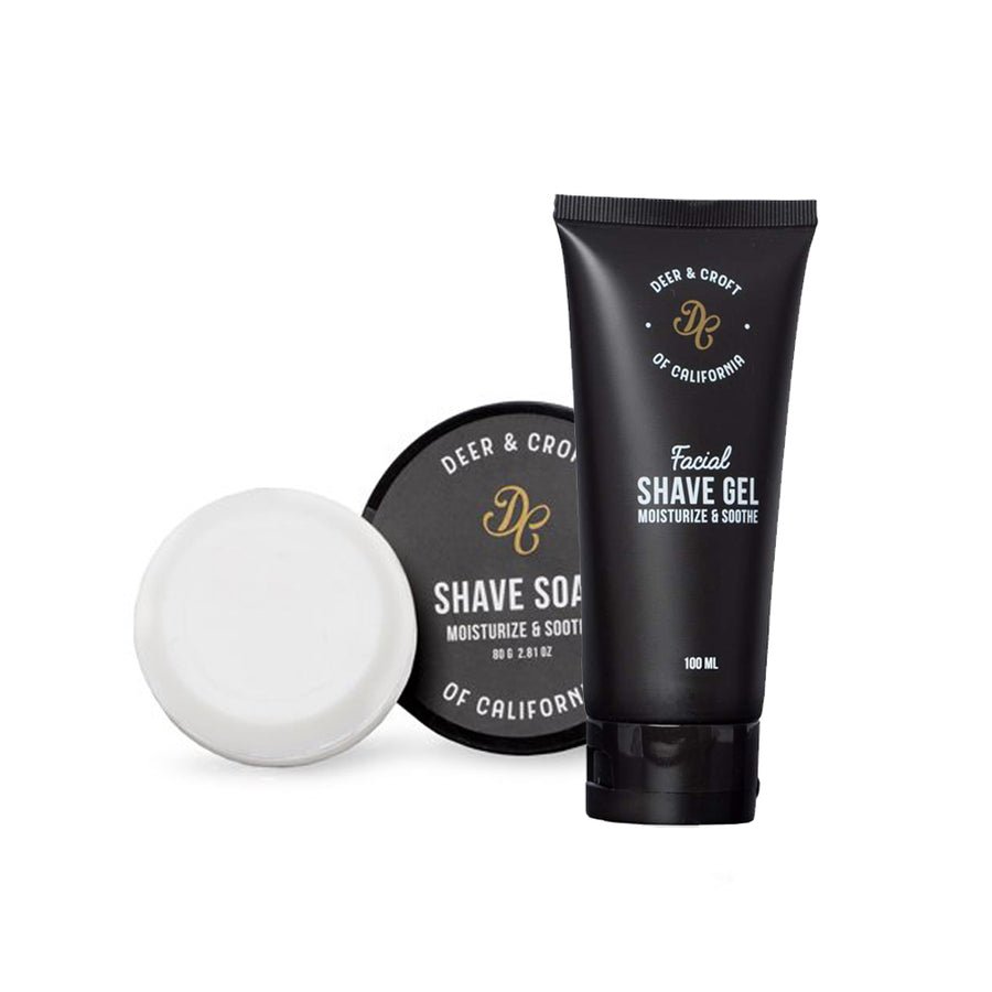 Deer & Croft Ultimate Shave Set Consisting of Facial Cleanser, Set of 3