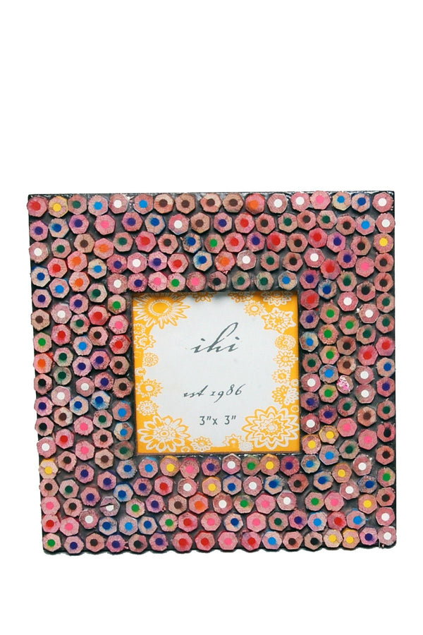 Color Pencil Mosaic Frame Large