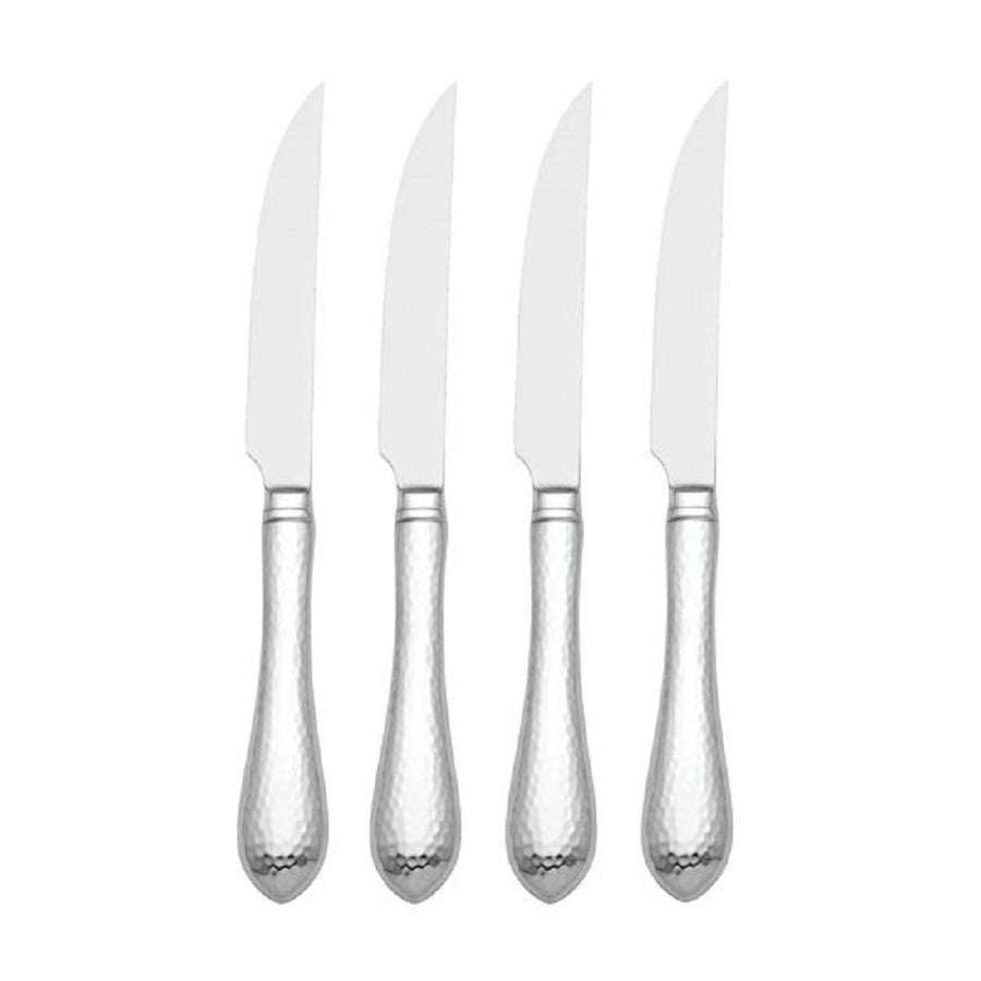Hammered Antique 4-piece Steak Knife Set