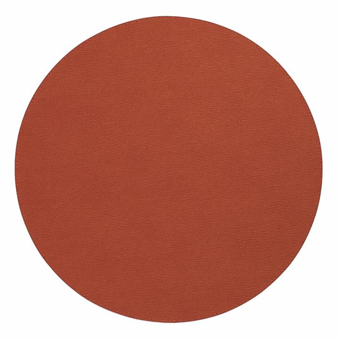Presto Paprika Round Mat Set of 6