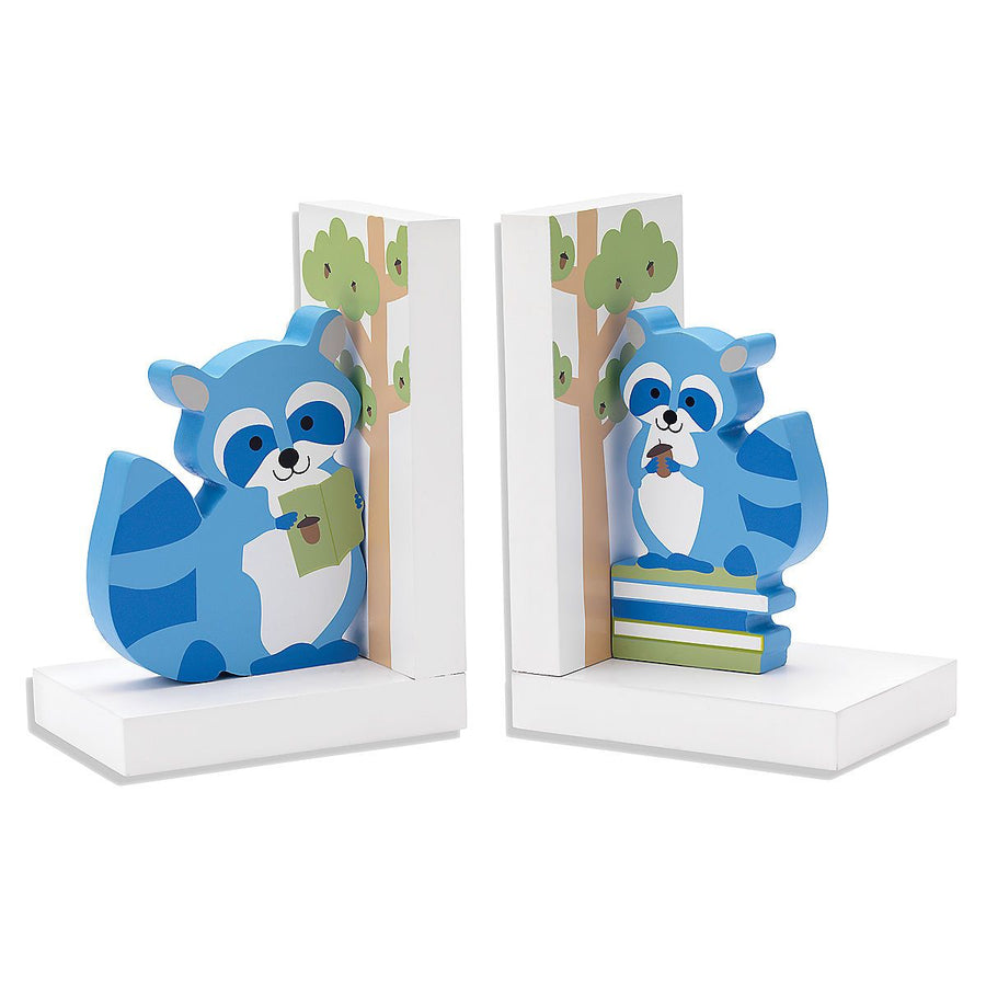 Hazelnut Hollow Raccoon Bookends