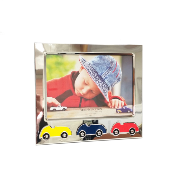 Race Car 5" x 7" Silverplate Frame