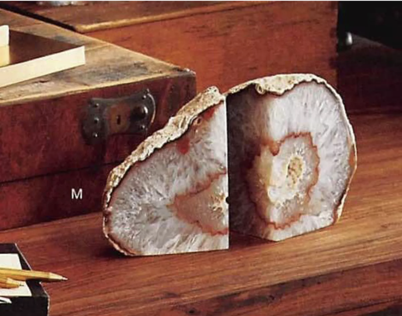 Agate Bookend Pair Medium