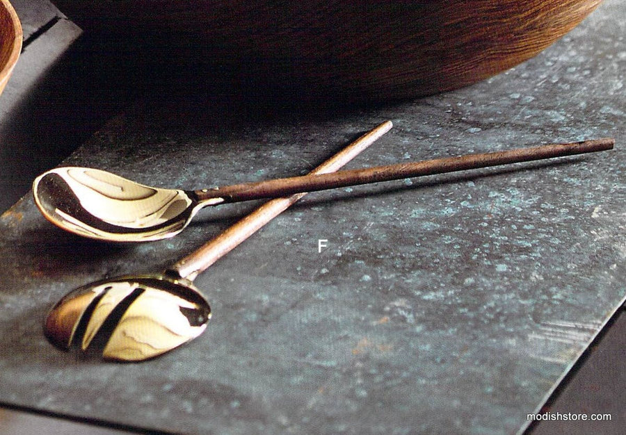 Liquid Brass Salad Servers Set of 2