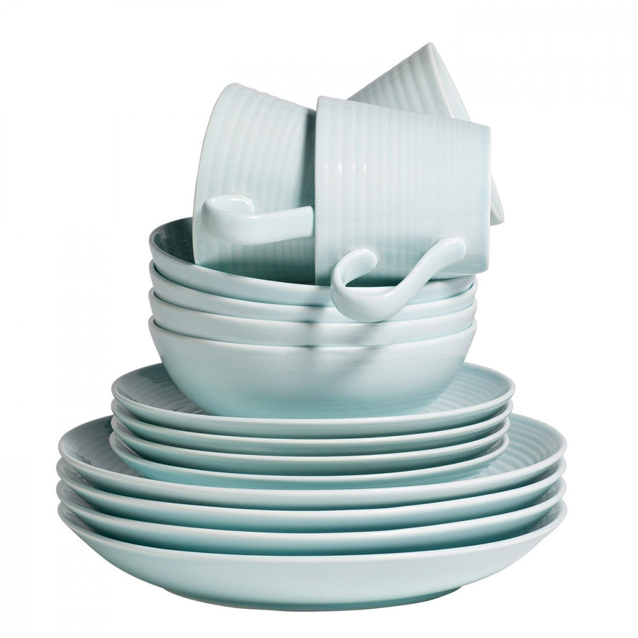 Maze Blue 16 Piece Dinner Set
