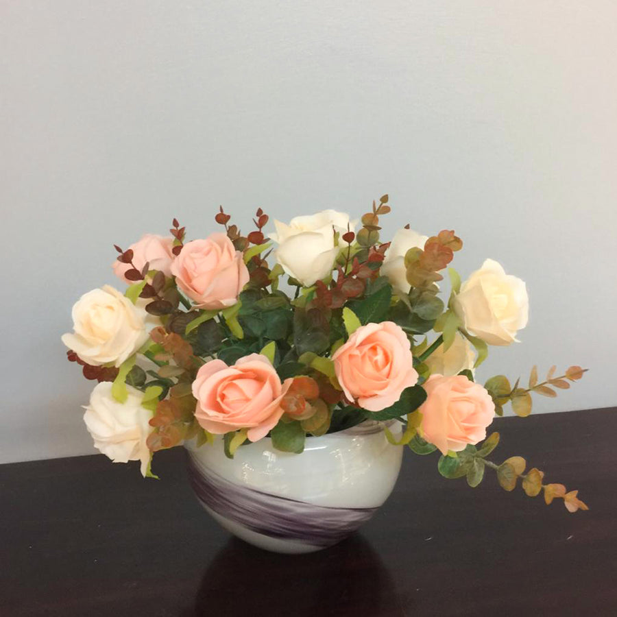Novia Balloon Bowl With Flowers