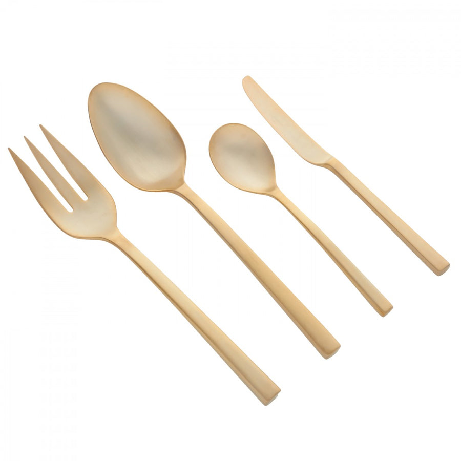 Vera Wang Polished Gold 4-Piece Hostess Set