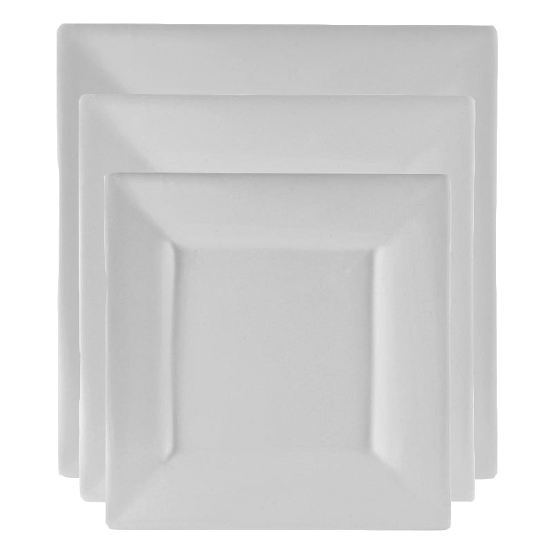 Whittier Square Plate Dinnerware Set of 8