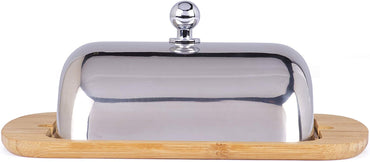 Mercier Butter Dish with Stainless Steel Lid