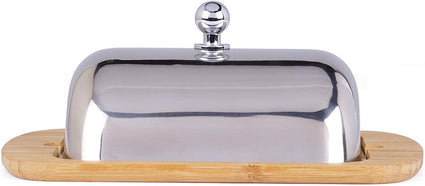 Mercier Butter Dish with Stainless Steel Lid