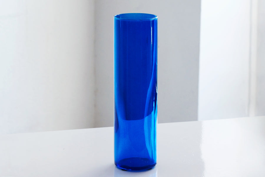 cobalt blue cylinder vases