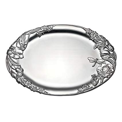 Floral Romance Large Oval Tray