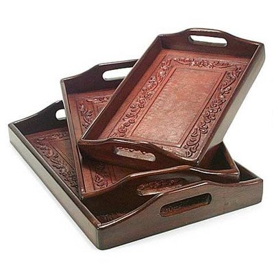 Leather Tray Large