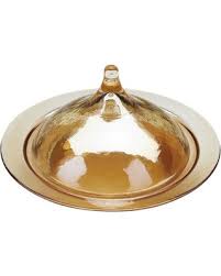 Rabat Covered Small Plate Amber