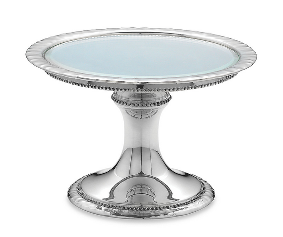 Heritage Banded Bead Small Cake Stand