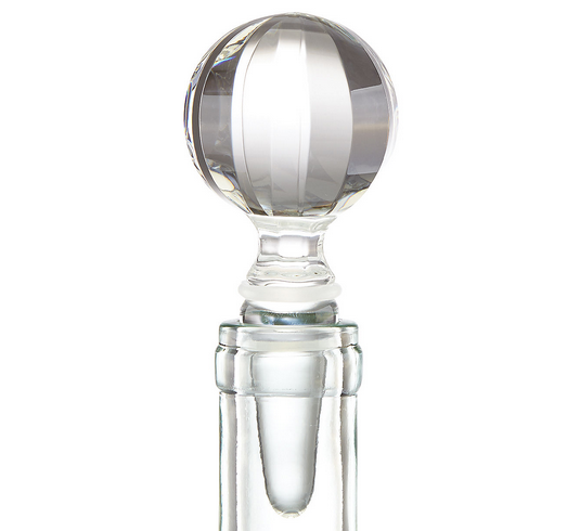 Mercer Round Ball Glass Bottle Stopper