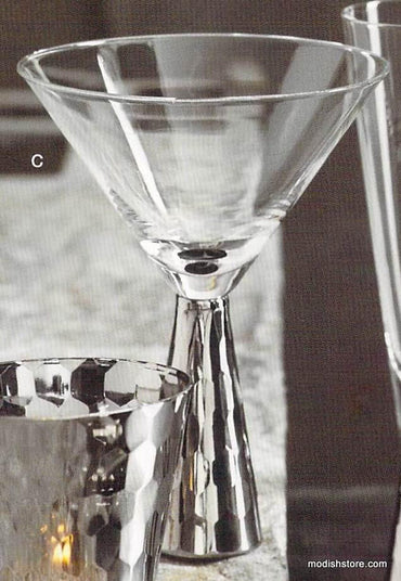 Platinum Verglas Wine Glasses Set of 6