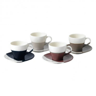 Coffee Studio Espresso Cup & Saucer Set of 4