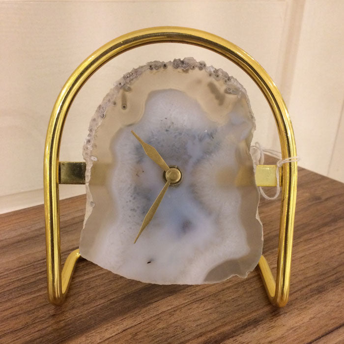 Agate Table Clock