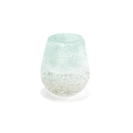 Horizon Frosted Candleholder Glass Set of 2
